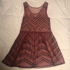 Free People Shear Beaded Dress